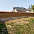 Mur en bauge face cour