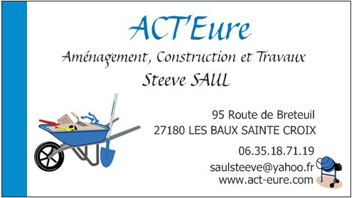 Carte de visite ACT'Eure